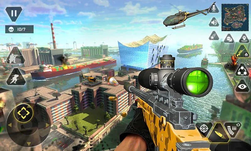 Sniper Gun Shooting game — Безлимитные патроны и точная стрельба — скриншот 3 Sniper Gun Shooting game — Безлимитные патроны и точная стрельба — скриншот 3