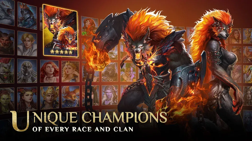 Скачать Bloodline: Heroes of Lithas MOD APK — Безлимитные ресурсы и мощные герои — скриншот 2