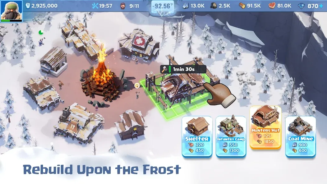 Взломанная Whiteout Survival на Андроид — Безлимитные ресурсы и ускоренное строительство — скриншот 3 Взломанная Whiteout Survival на Андроид — Безлимитные ресурсы и ускоренное строительство — скриншот 3