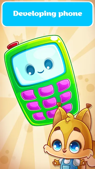 Babyphone game Numbers Animals — Взломанная версия (Разблокированы все животные и числа) — скриншот 1