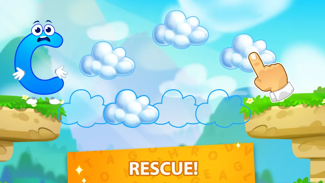 ABC kids! Alphabet, letters MOD APK — Все буквы и уровни открыты — скриншот 4