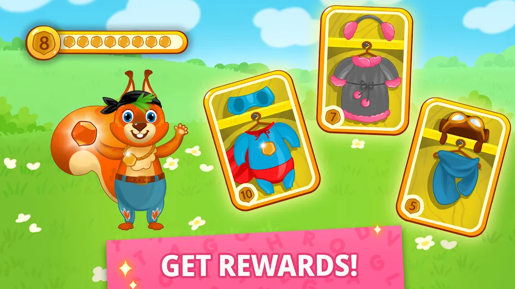 ABC kids! Alphabet, letters MOD APK — Все буквы и уровни открыты — скриншот 5
