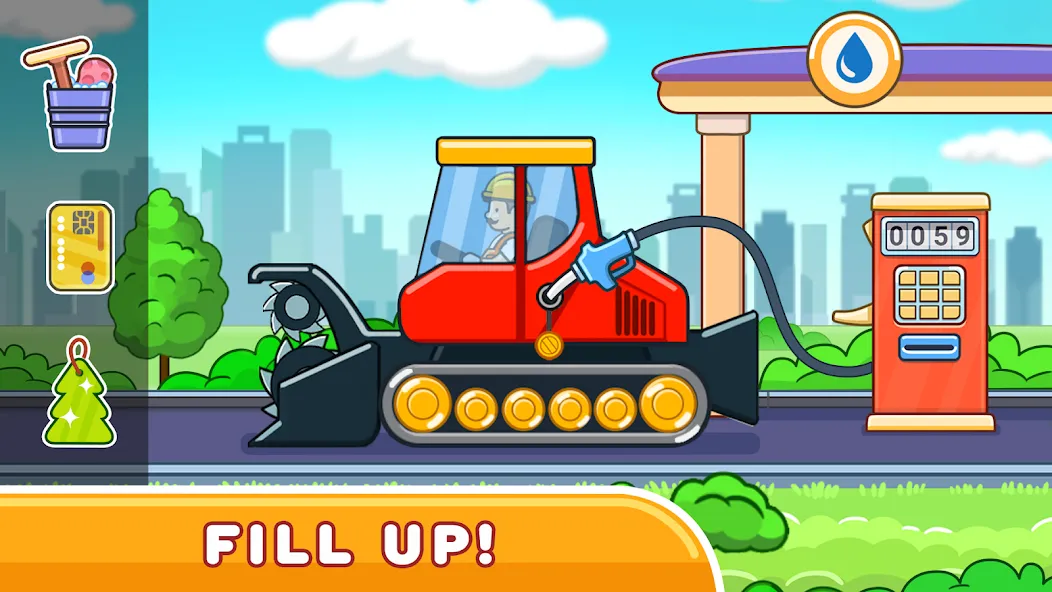 Скачать Car & Games for kids building — Модификация Все машины разблокированы — скриншот 2