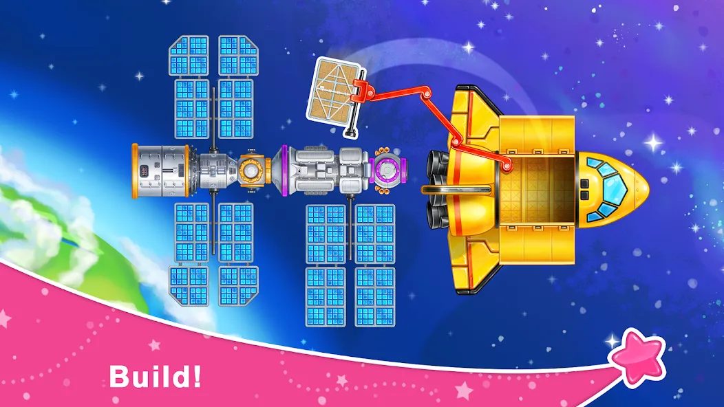 Скачать Rocket 4 space games Spaceship — Бесконечное топливо и открытые уровни — скриншот 3