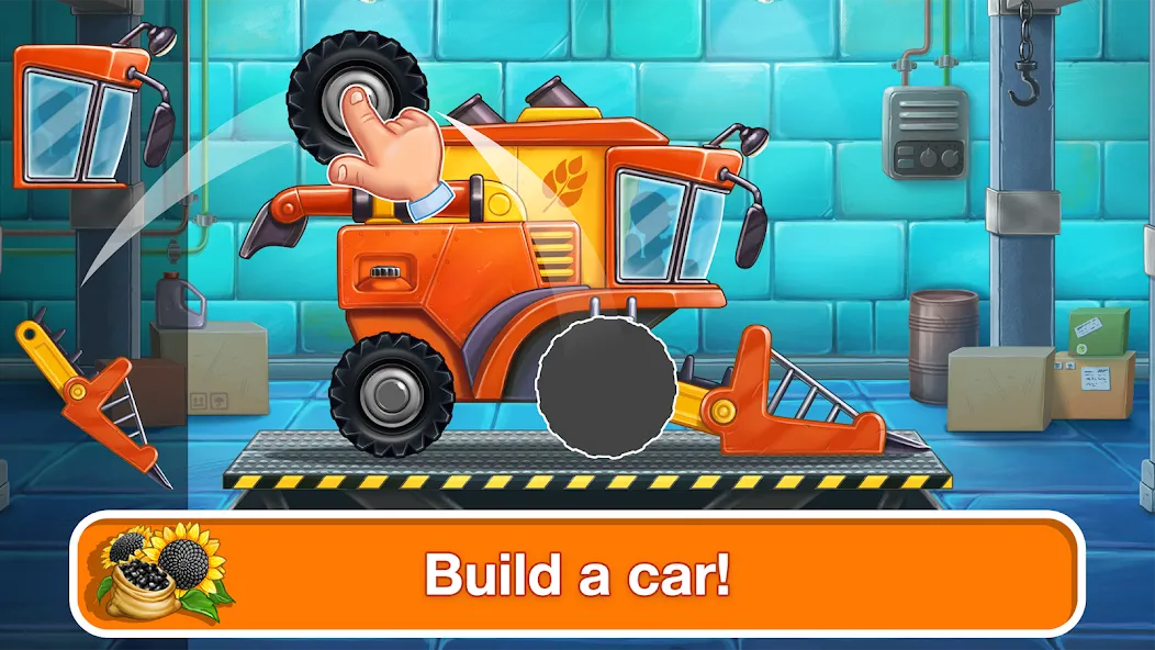 Скачать Tractor, car: kids farm games — Безлимитные монеты и все тракторы открыты — скриншот 1