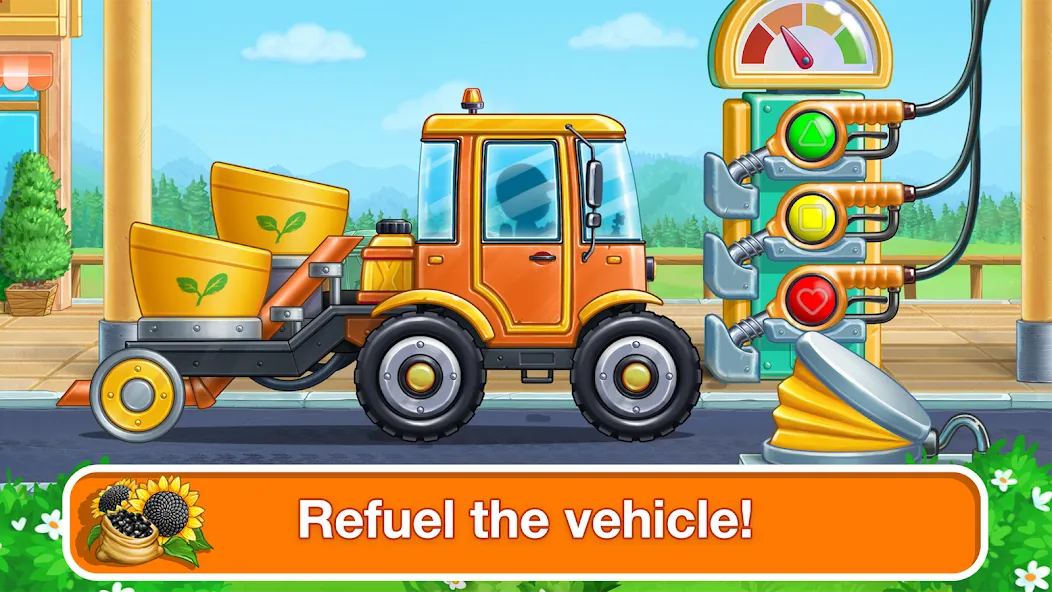 Скачать Tractor, car: kids farm games — Безлимитные монеты и все тракторы открыты — скриншот 5