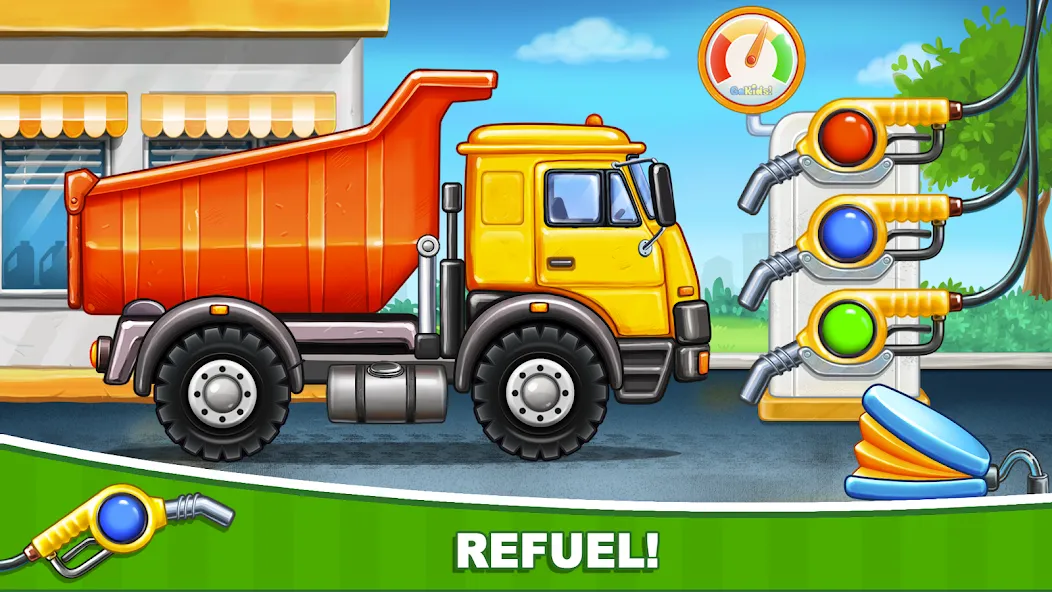 Car games Bulldozer for kids 5 MOD APK на Android — Безлимитные монеты и всё открыто — скриншот 2
