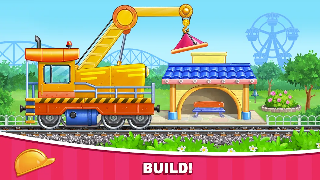 Car games Bulldozer for kids 5 MOD APK на Android — Безлимитные монеты и всё открыто — скриншот 4