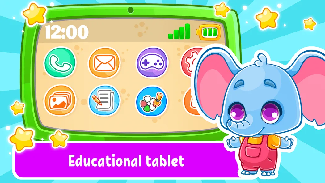 Babyphone & tablet: baby games (Мод Разблокированы все игры и функции) — скриншот 1
