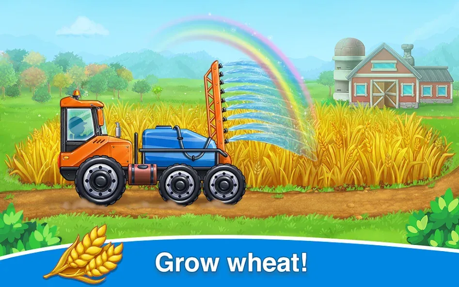Скачать Farm land & Harvest Kids Games — Модификация Без рекламы и все уровни открыты — скриншот 3