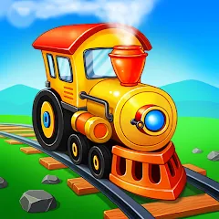 Train Games for Kids: station MOD APK — Все поезда и станции открыты