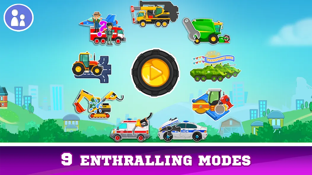 Kids Cars Games build a truck MOD — Безлимитные деньги и все машины открыты на Андроид — скриншот 1 Kids Cars Games build a truck MOD — Безлимитные деньги и все машины открыты на Андроид — скриншот 1