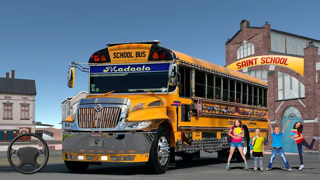 School Bus Transport Simulator — Мод: Безлимитные деньги и все автобусы — скриншот 5