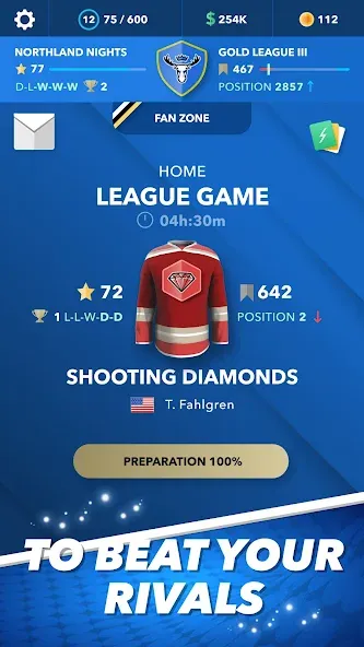 World Hockey Manager 24 на Андроид — Безлимитные деньги и ресурсы — скриншот 2 World Hockey Manager 24 на Андроид — Безлимитные деньги и ресурсы — скриншот 2