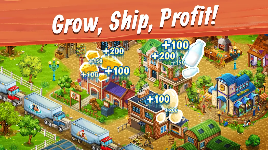 Скачать Big Farm: Mobile Harvest — Безлимитные деньги и ресурсы — скриншот 4