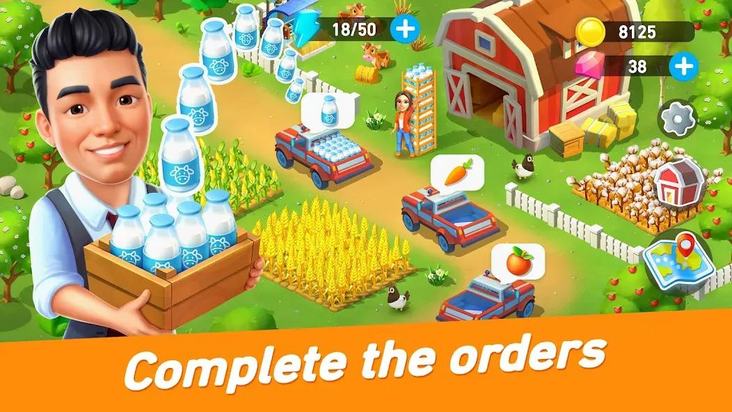 Скачать Goodville: Farm Game Adventure на Android — Безлимитные монеты и энергия — скриншот 3