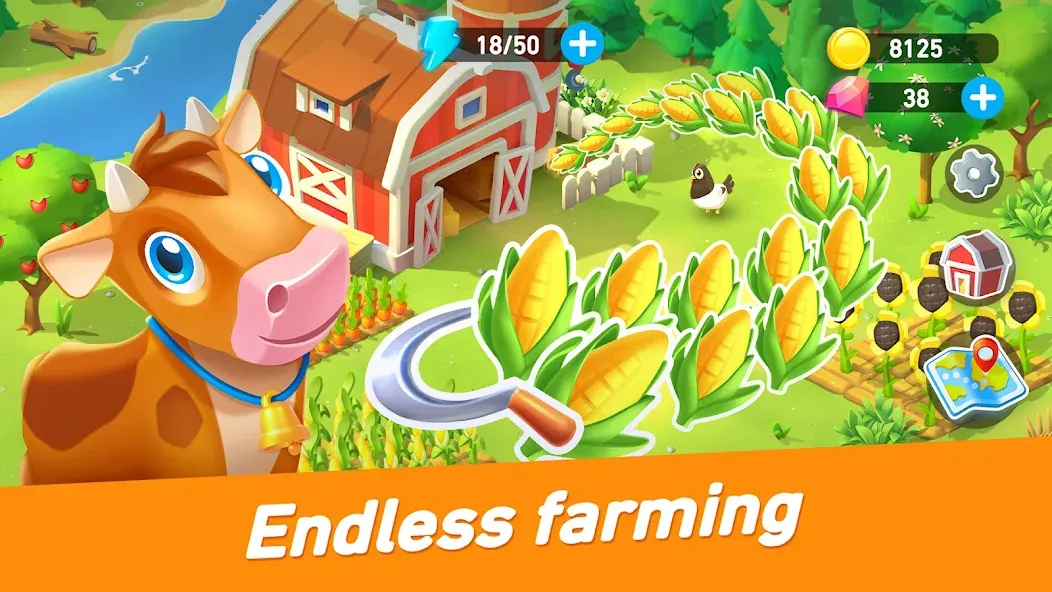 Скачать Goodville: Farm Game Adventure на Android — Безлимитные монеты и энергия — скриншот 4