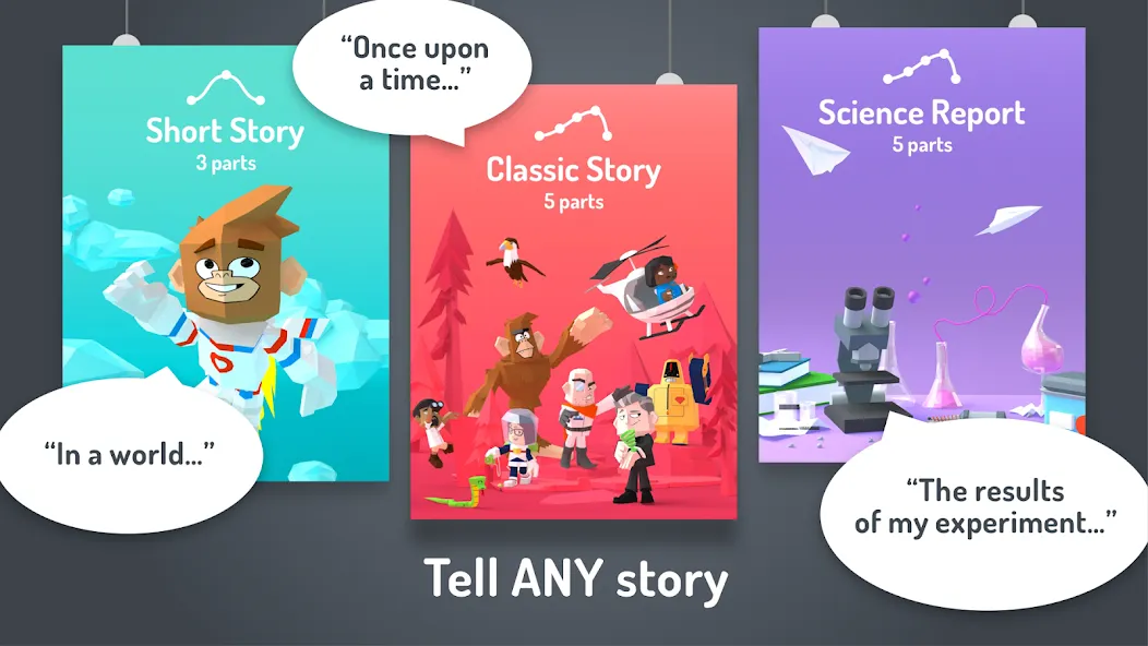 Toontastic 3D на Андроид — Все персонажи и сцены открыты — скриншот 5