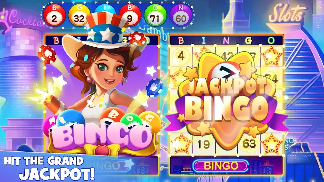 Скачать Bingo Lucky: Play Bingo Games MOD APK — Безлимитные монеты и бонусы — скриншот 2