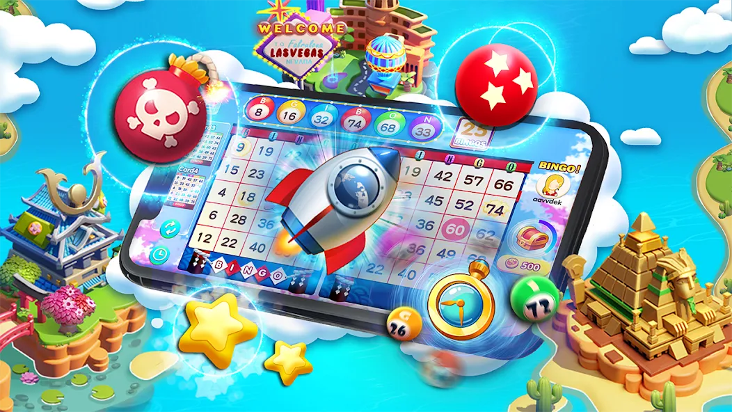 Скачать Bingo Lucky: Play Bingo Games MOD APK — Безлимитные монеты и бонусы — скриншот 3