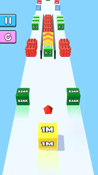 Jelly Run 2048 MOD APK — Безлимитные монеты и все уровни — скриншот 3 Jelly Run 2048 MOD APK — Безлимитные монеты и все уровни — скриншот 3