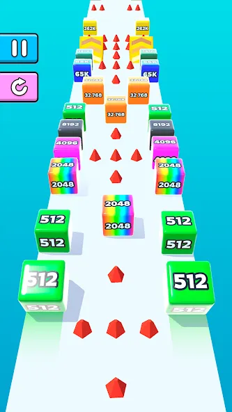 Jelly Run 2048 MOD APK — Безлимитные монеты и все уровни — скриншот 4 Jelly Run 2048 MOD APK — Безлимитные монеты и все уровни — скриншот 4
