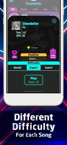 Скачать Beat Swiper (Мод: Без рекламы и все песни открыты) на Андроид — скриншот 4