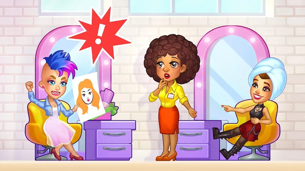 Makeover Salon: Beauty Mania — Безлимитные деньги и все предметы — скриншот 3