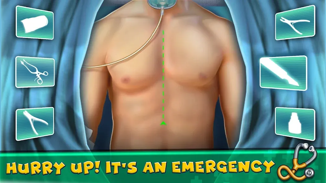 Скачать Hospital Surgeon: Doctor Game на телефон — Безлимитные деньги и все операции открыты — скриншот 3