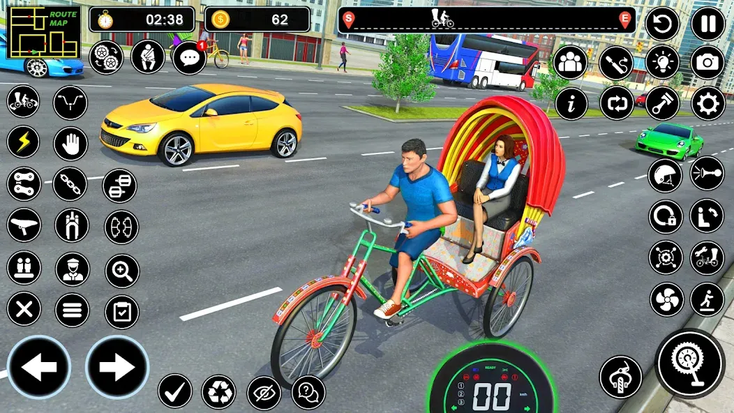 Скачать BMX Cycle Games 3D Cycle Race с модом — Безлимитные деньги и все велосипеды — скриншот 3