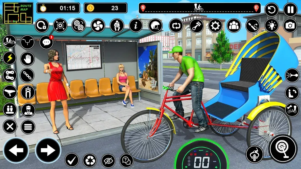 Скачать BMX Cycle Games 3D Cycle Race с модом — Безлимитные деньги и все велосипеды — скриншот 5