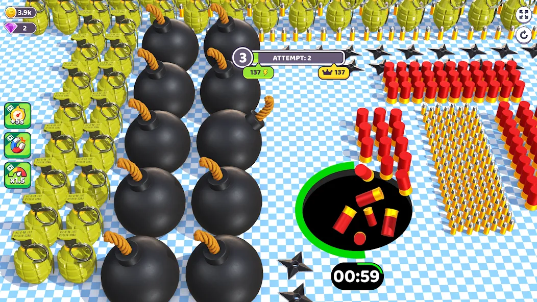 Взлом Black Hole Attack Games — Безлимитные деньги и мощная атака — скриншот 1