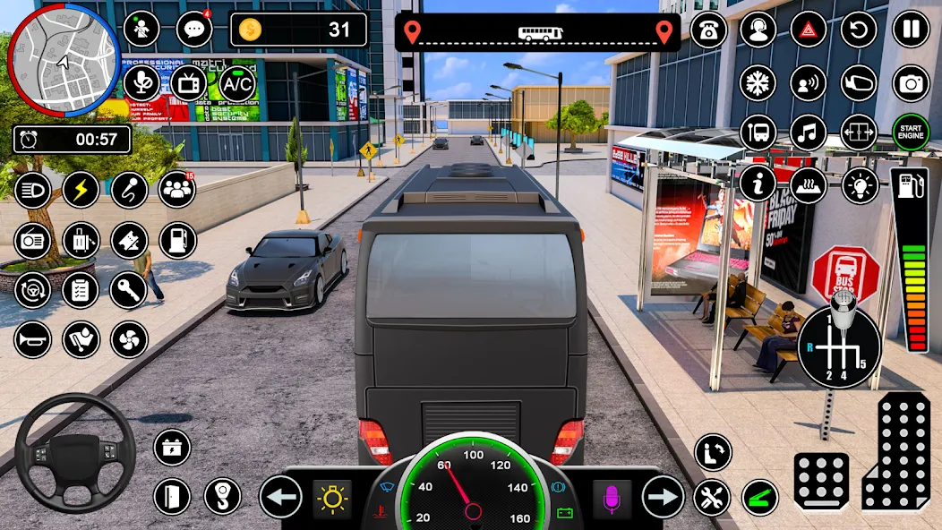 Скачать Bus Simulator - Driving Games на телефон — Безлимитные деньги и топливо — скриншот 3