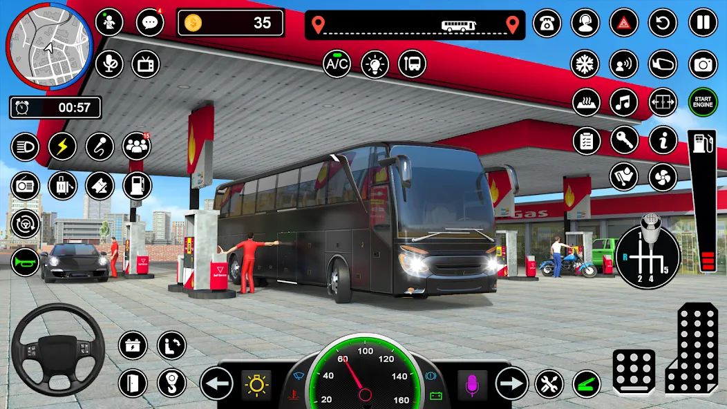 Скачать Bus Simulator - Driving Games на телефон — Безлимитные деньги и топливо — скриншот 5