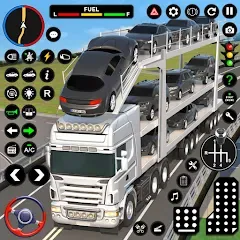 Скачать Car Transport - Truck Games 3D (Мод: Безлимитные деньги и топливо) на Андроид