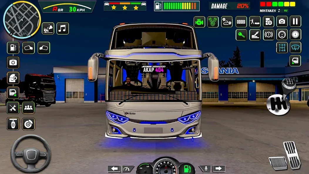 Скачать Public Coach Bus Driving Game (Мод: Безлимитные деньги и топливо) на Андроид — скриншот 2 Скачать Public Coach Bus Driving Game (Мод: Безлимитные деньги и топливо) на Андроид — скриншот 2