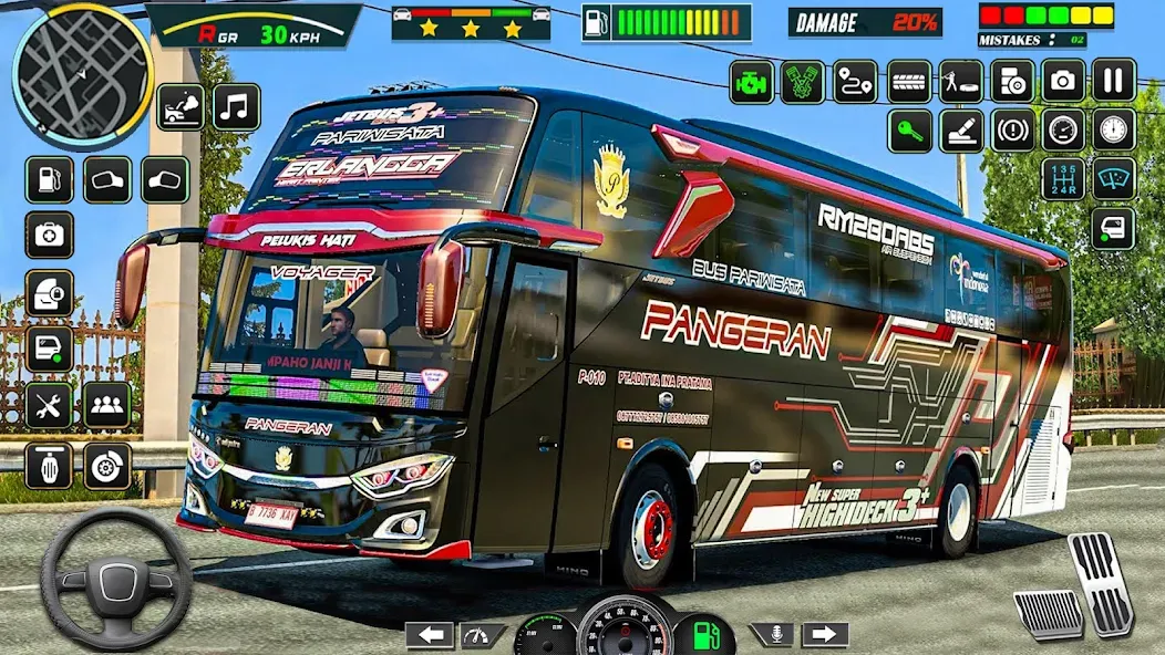 Скачать Public Coach Bus Driving Game (Мод: Безлимитные деньги и топливо) на Андроид — скриншот 3 Скачать Public Coach Bus Driving Game (Мод: Безлимитные деньги и топливо) на Андроид — скриншот 3