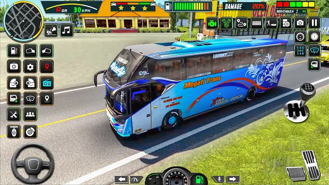 Скачать Public Coach Bus Driving Game (Мод: Безлимитные деньги и топливо) на Андроид — скриншот 4 Скачать Public Coach Bus Driving Game (Мод: Безлимитные деньги и топливо) на Андроид — скриншот 4