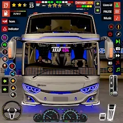 Скачать Public Coach Bus Driving Game (Мод: Безлимитные деньги и топливо) на Андроид