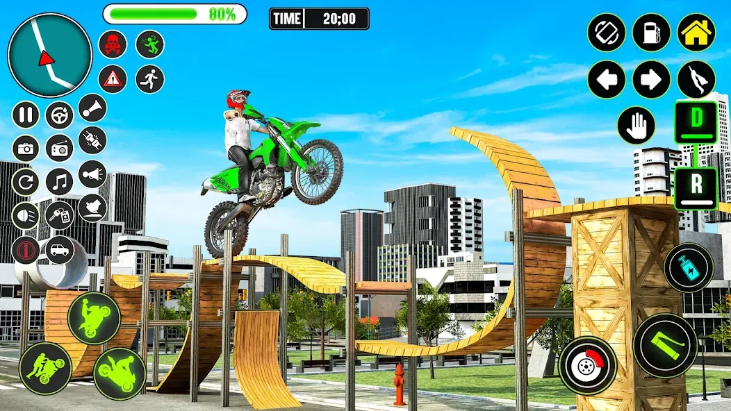 Скачать GT Bike Racing Game Moto Stunt MOD APK — Безлимитные деньги и все мотоциклы открыты — скриншот 1