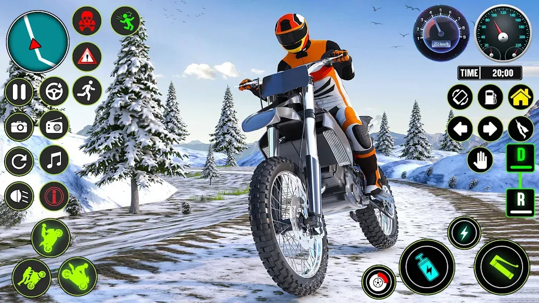 Скачать GT Bike Racing Game Moto Stunt MOD APK — Безлимитные деньги и все мотоциклы открыты — скриншот 3