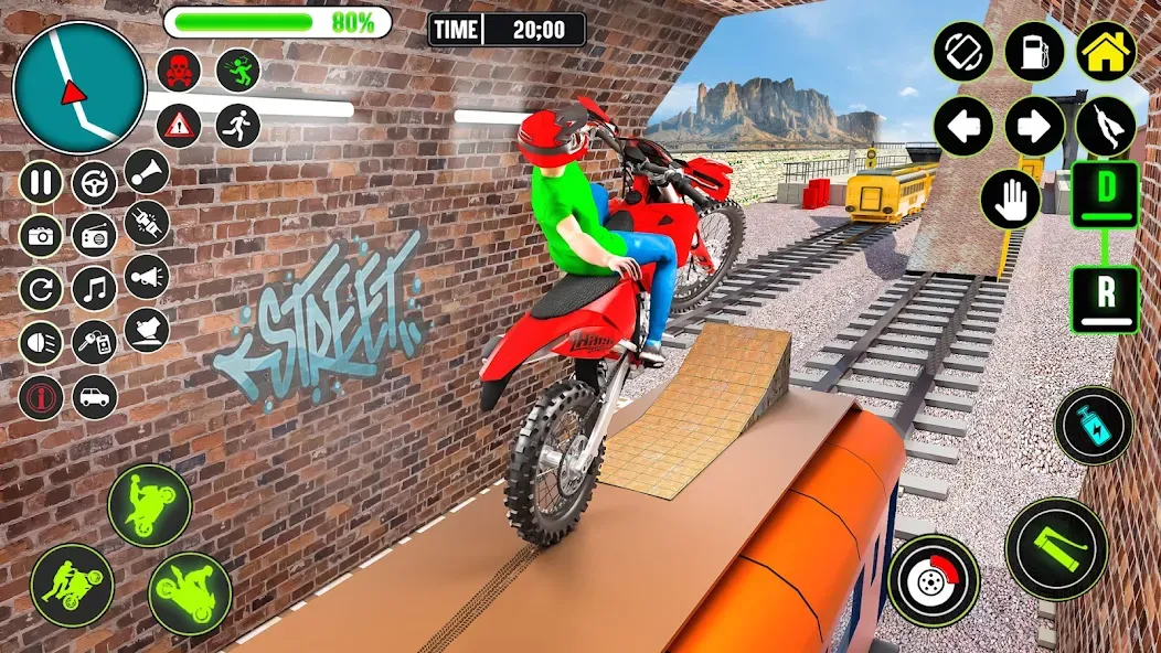 Скачать GT Bike Racing Game Moto Stunt MOD APK — Безлимитные деньги и все мотоциклы открыты — скриншот 5