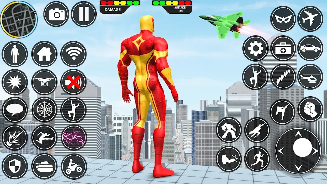 Rope Hero: Speed Hero Games — Взломанная версия (Безлимитные деньги и суперскорость) — скриншот 2