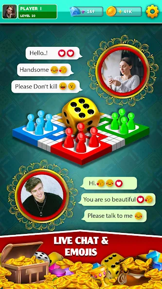 Скачать Multiplayer Dice Ludo Games на Андроид — Безлимитные монеты и всё открыто — скриншот 2 Скачать Multiplayer Dice Ludo Games на Андроид — Безлимитные монеты и всё открыто — скриншот 2