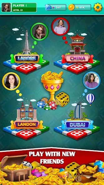 Скачать Multiplayer Dice Ludo Games на Андроид — Безлимитные монеты и всё открыто — скриншот 4 Скачать Multiplayer Dice Ludo Games на Андроид — Безлимитные монеты и всё открыто — скриншот 4