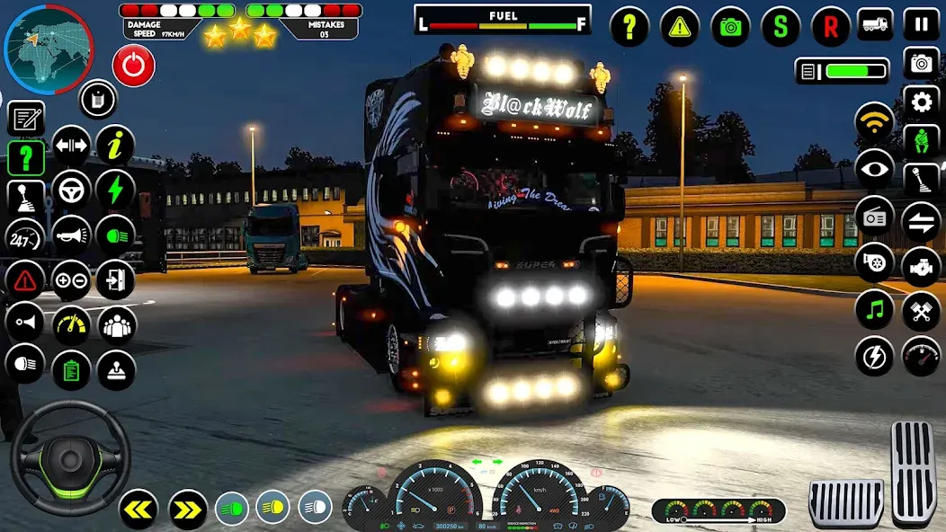 Truck Driving Euro Truck Game (Мод Открыты все грузовики и трассы) — скриншот 1 Truck Driving Euro Truck Game (Мод Открыты все грузовики и трассы) — скриншот 1