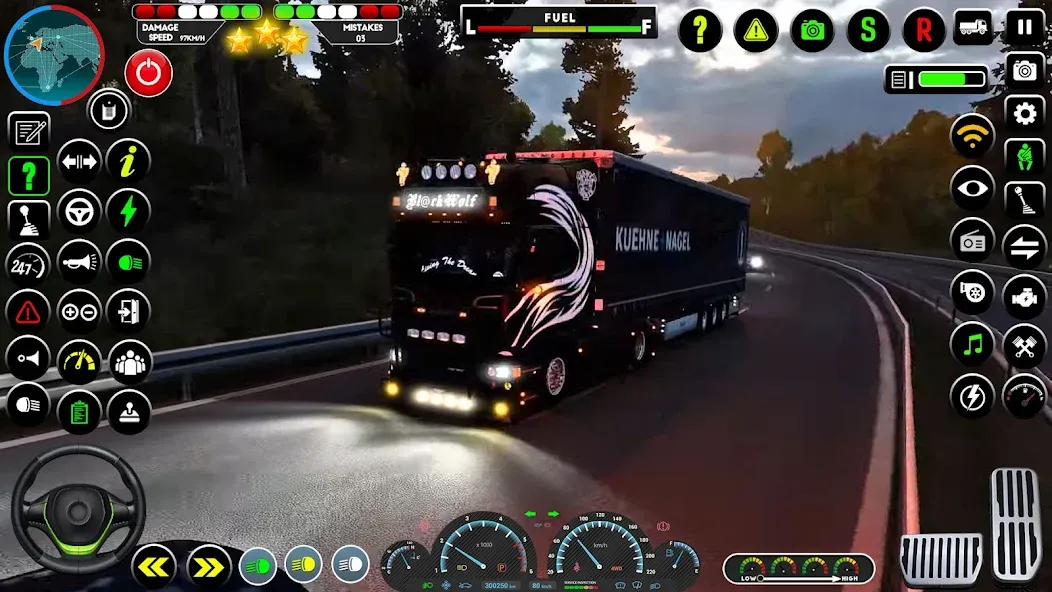 Truck Driving Euro Truck Game (Мод Открыты все грузовики и трассы) — скриншот 2 Truck Driving Euro Truck Game (Мод Открыты все грузовики и трассы) — скриншот 2