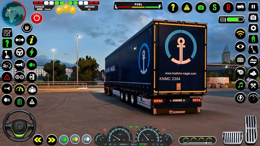 Truck Driving Euro Truck Game (Мод Открыты все грузовики и трассы) — скриншот 3 Truck Driving Euro Truck Game (Мод Открыты все грузовики и трассы) — скриншот 3