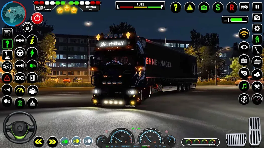 Truck Driving Euro Truck Game (Мод Открыты все грузовики и трассы) — скриншот 5 Truck Driving Euro Truck Game (Мод Открыты все грузовики и трассы) — скриншот 5