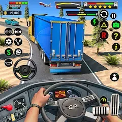 Truck Driving Euro Truck Game (Мод Открыты все грузовики и трассы)